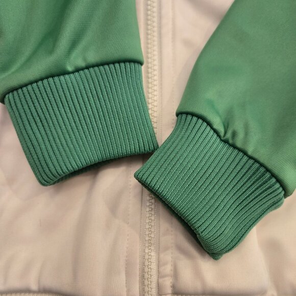 Little Bird by Jools Oliver Green Rainbow Retro Track Jacket / Coat - Size 5-6 - Picture 3 of 8